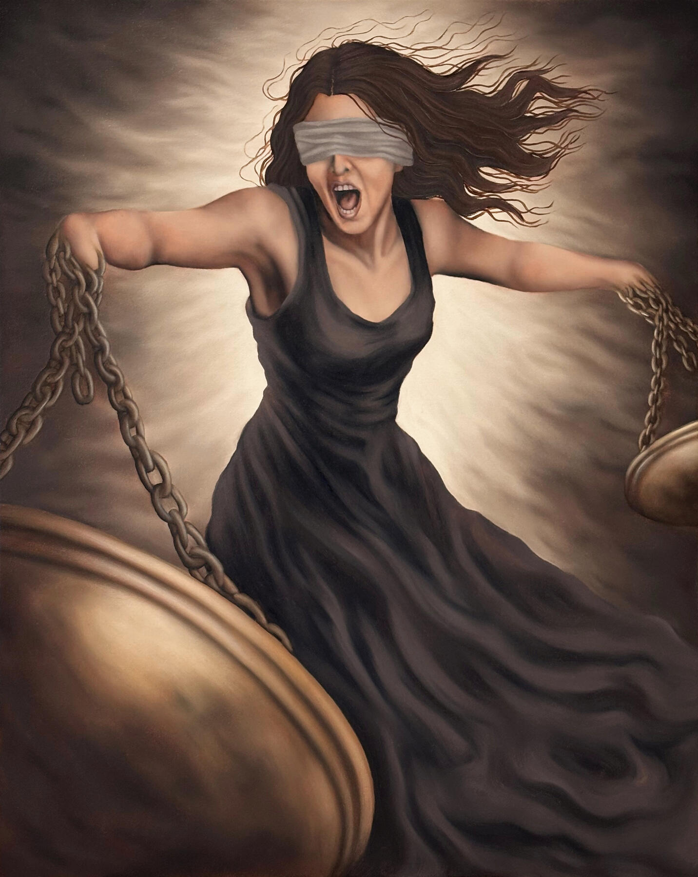Breaking Point, oil on canvas, 30" x 24", 2026